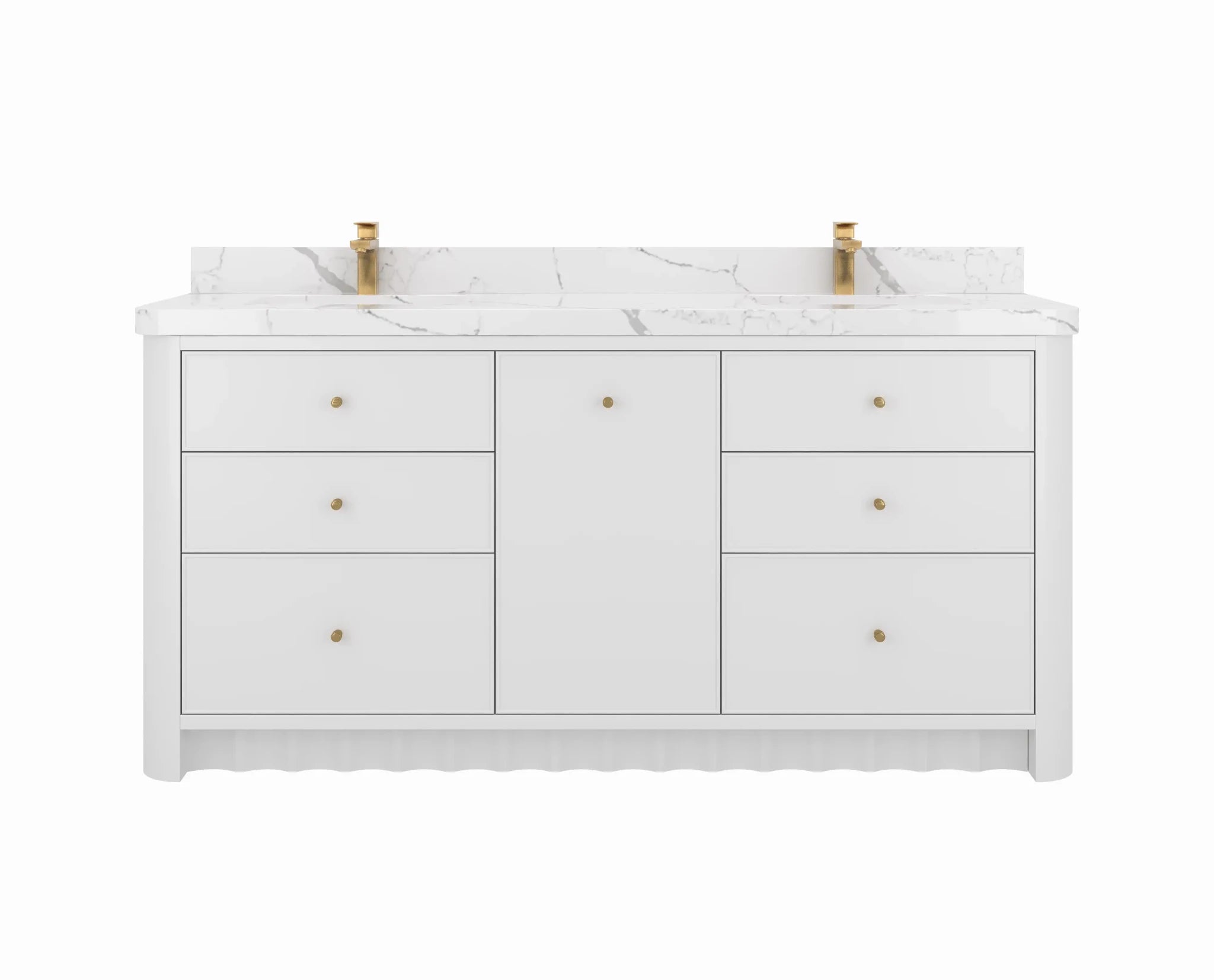 Orlando 72 in. W x 22 in. D Double Sink Bathroom Vanity - Willow Bath and Vanity