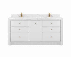 Orlando 72 in. W x 22 in. D Double Sink Bathroom Vanity - photo 1