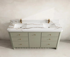 Orlando 72 in. W x 22 in. D Double Sink Bathroom Vanity - photo 9