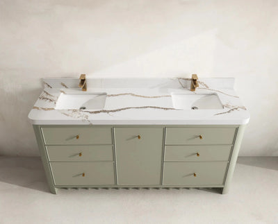 Orlando 72 in. W x 22 in. D Double Sink Bathroom Vanity - Willow Bath and Vanity