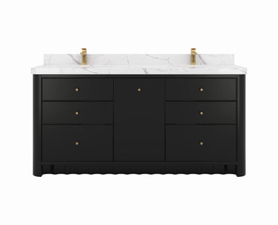 Orlando 72 in. W x 22 in. D Double Sink Bathroom Vanity - Willow Bath and Vanity