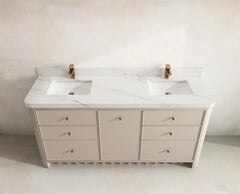 Orlando 72 in. W x 22 in. D Double Sink Bathroom Vanity - photo 7
