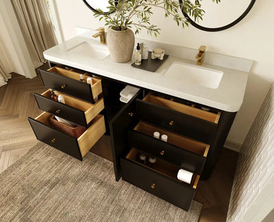 Orlando 72 in. W x 22 in. D Double Sink Bathroom Vanity - Willow Bath and Vanity