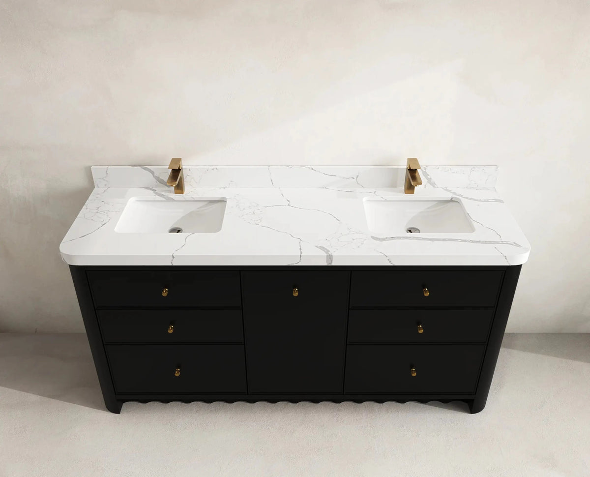 Orlando 72 in. W x 22 in. D Double Sink Bathroom Vanity