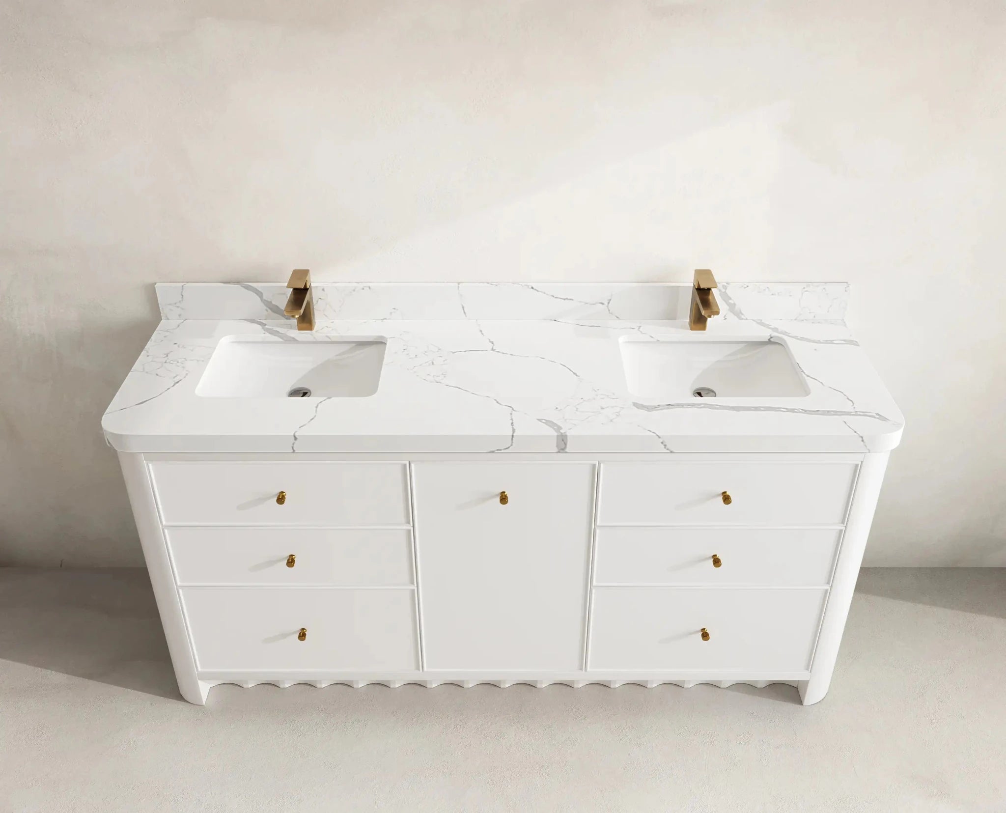 Orlando 72 in. W x 22 in. D Double Sink Bathroom Vanity - Willow Bath and Vanity