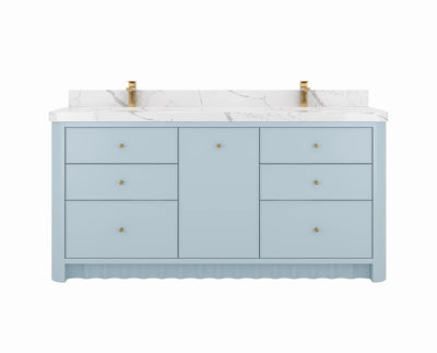 Orlando 72 in. W x 22 in. D Double Sink Bathroom Vanity - Willow Bath and Vanity