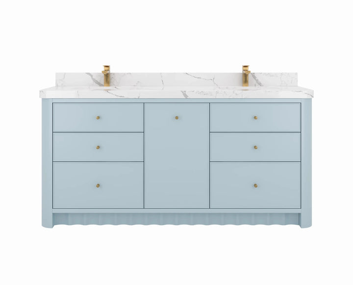Orlando 72 in. W x 22 in. D Double Sink Bathroom Vanity - photo 1