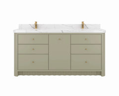 Orlando 72 in. W x 22 in. D Double Sink Bathroom Vanity - photo 1