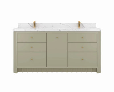 Orlando 72 in. W x 22 in. D Double Sink Bathroom Vanity - Willow Bath and Vanity