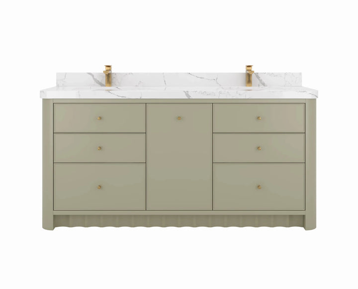 Orlando 72 in. W x 22 in. D Double Sink Bathroom Vanity - photo 1