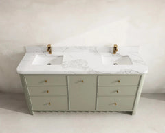 Orlando 72 in. W x 22 in. D Double Sink Bathroom Vanity - photo 11