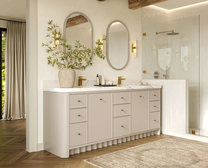 Orlando 84 in. W x 22 in. D Double Sink Bathroom Vanity - photo 2