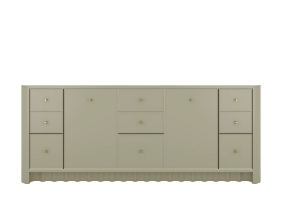 Orlando 84 in. W x 22 in. D Double Sink Vanity Cabinet