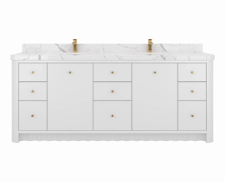 Orlando 84 in. W x 22 in. D Double Sink Bathroom Vanity - photo 1