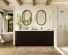 Orlando 84 in. W x 22 in. D Double Sink Bathroom Vanity - photo 2