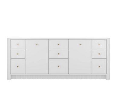 Orlando 84 in. W x 22 in. D Double Sink Bathroom Vanity - Willow Bath and Vanity