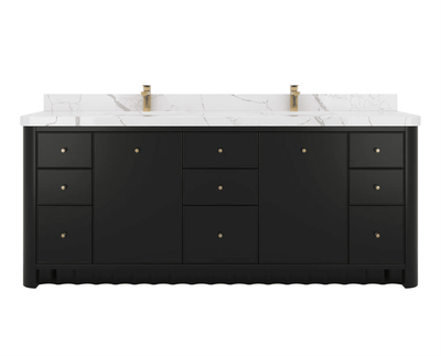 Orlando 84 in. W x 22 in. D Double Sink Bathroom Vanity - Willow Bath and Vanity