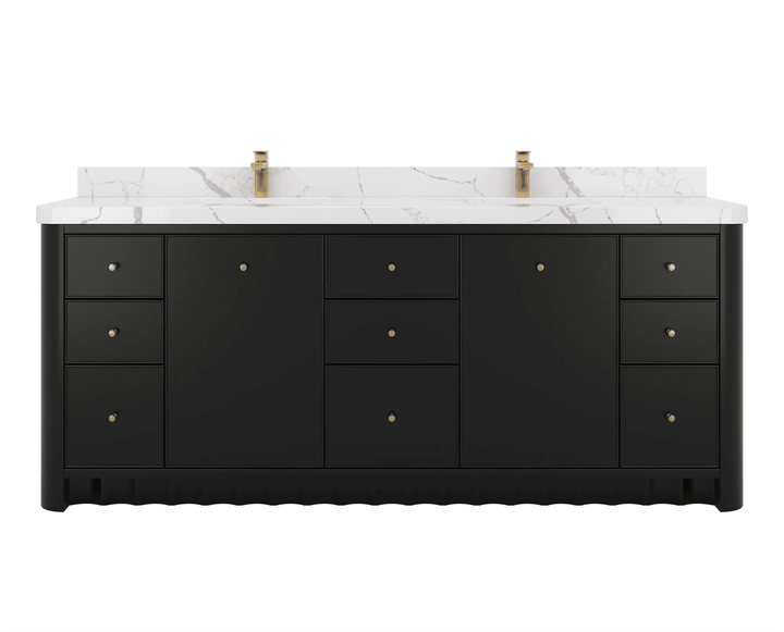 Orlando 84 in. W x 22 in. D Double Sink Bathroom Vanity - photo 1