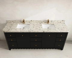 Orlando 84 in. W x 22 in. D Double Sink Bathroom Vanity - photo 15