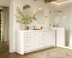 Orlando 84 in. W x 22 in. D Double Sink Bathroom Vanity - photo 2