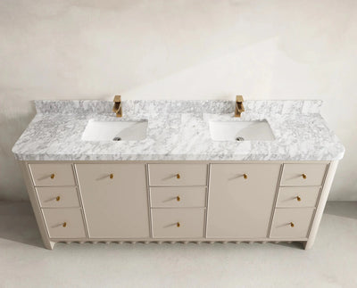 Orlando 84 in. W x 22 in. D Double Sink Bathroom Vanity - Willow Bath and Vanity