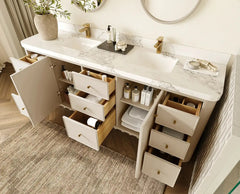 Orlando 84 in. W x 22 in. D Double Sink Bathroom Vanity - photo 3