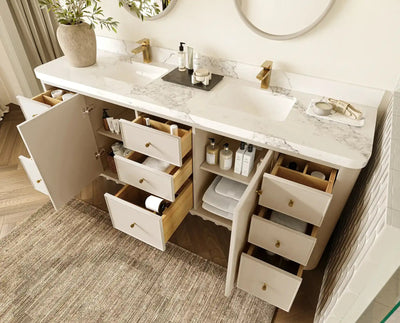 Orlando 84 in. W x 22 in. D Double Sink Bathroom Vanity - Willow Bath and Vanity