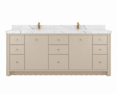 Orlando 84 in. W x 22 in. D Double Sink Bathroom Vanity - photo 1