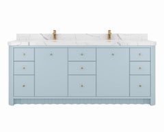 Orlando 84 in. W x 22 in. D Double Sink Bathroom Vanity - photo 1