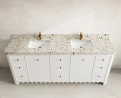 Orlando 84 in. W x 22 in. D Double Sink Bathroom Vanity - photo 15