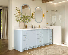 Orlando 84 in. W x 22 in. D Double Sink Bathroom Vanity - photo 2