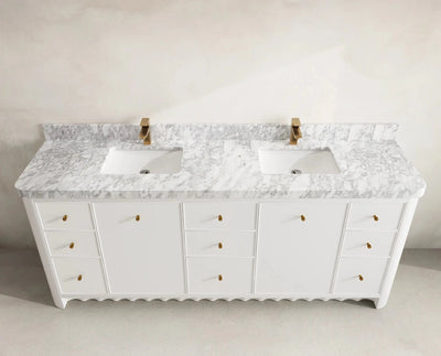 Orlando 84 in. W x 22 in. D Double Sink Bathroom Vanity - Willow Bath and Vanity