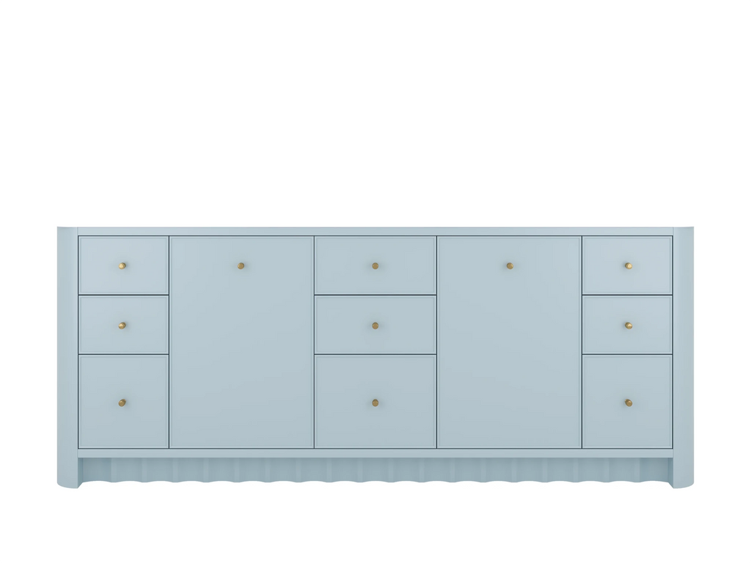 Orlando 84 in. W x 22 in. D Double Sink Bathroom Vanity | 
              
                Blue Heather
                
                  
             - ORL_BLU_PALS_84 - photo №18