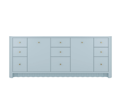 Orlando 84 in. W x 22 in. D Double Sink Bathroom Vanity - Willow Bath and Vanity