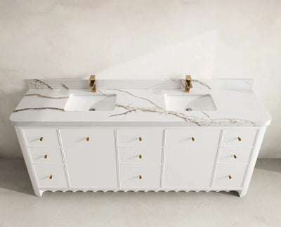 Orlando 84 in. W x 22 in. D Double Sink Bathroom Vanity - Willow Bath and Vanity