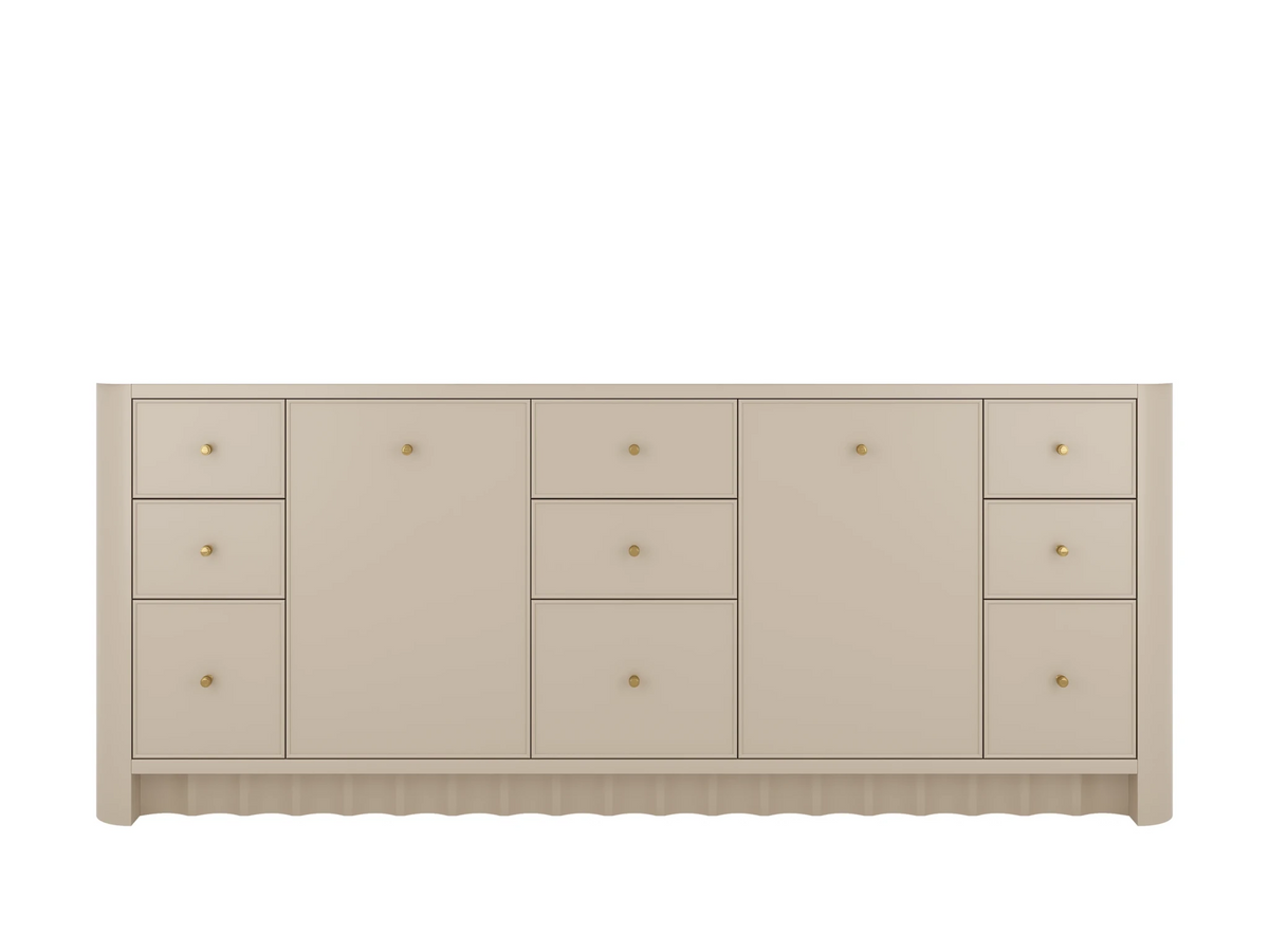 Orlando 84 in. W x 22 in. D Double Sink Bathroom Vanity - Willow Bath and Vanity