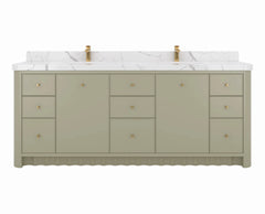 Orlando 84 in. W x 22 in. D Double Sink Bathroom Vanity - photo 1