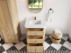 Orlando Oak 30 in. W x 22 in. D Single Sink Bathroom Vanity - photo 4