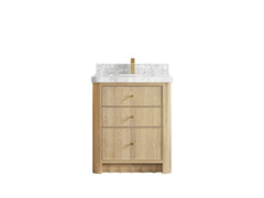 Orlando Oak 30 in. W x 22 in. D Single Sink Bathroom Vanity - photo 9