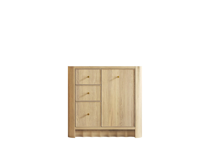 Orlando Oak 36 in. W x 22 in. D Center Sink Bathroom Vanity - photo 6