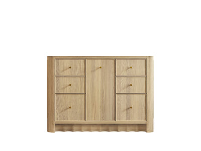 Orlando Oak 48 in. W x 22 in. D Single Sink Bathroom Vanity - Willow Bath and Vanity