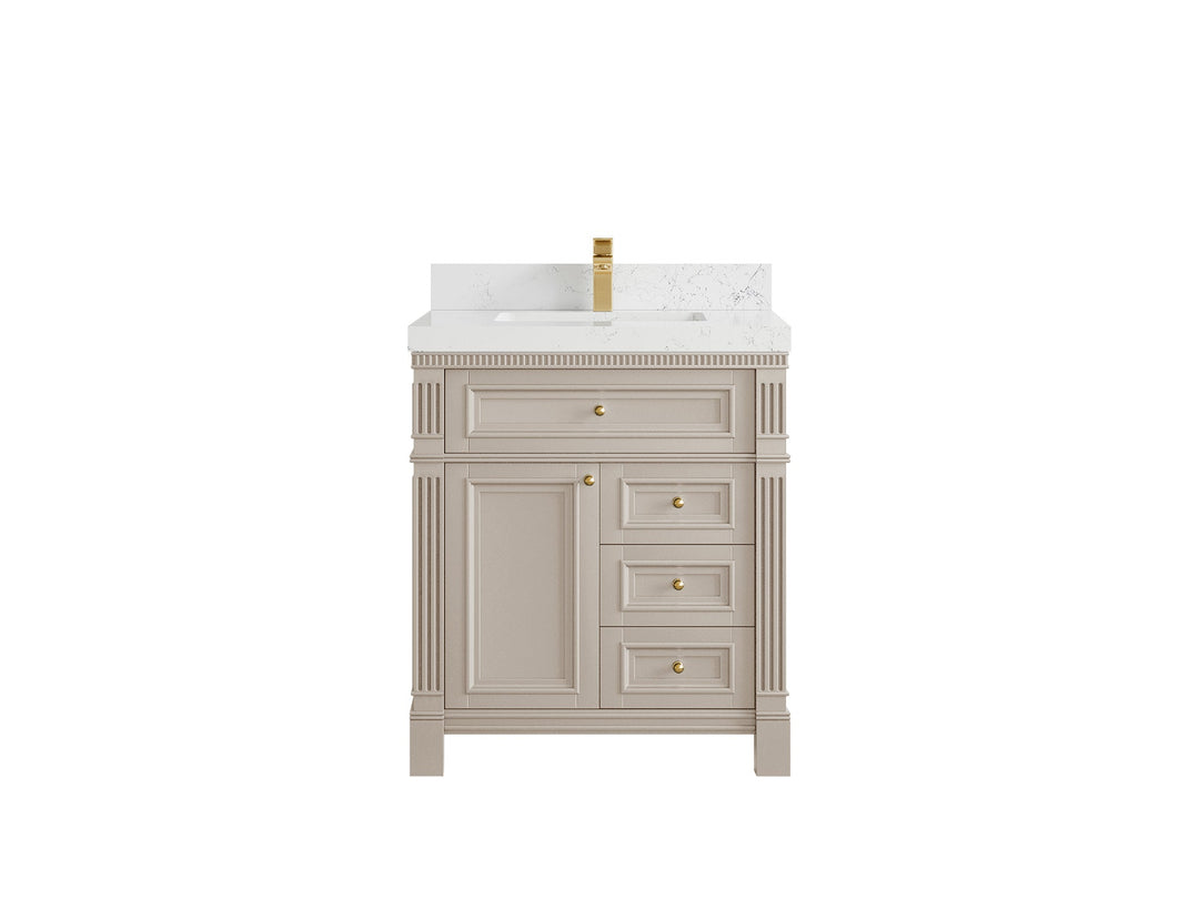 Paris 30 in. W x 22 in. D Single Sink Bathroom Vanity - Willow Bath and Vanity