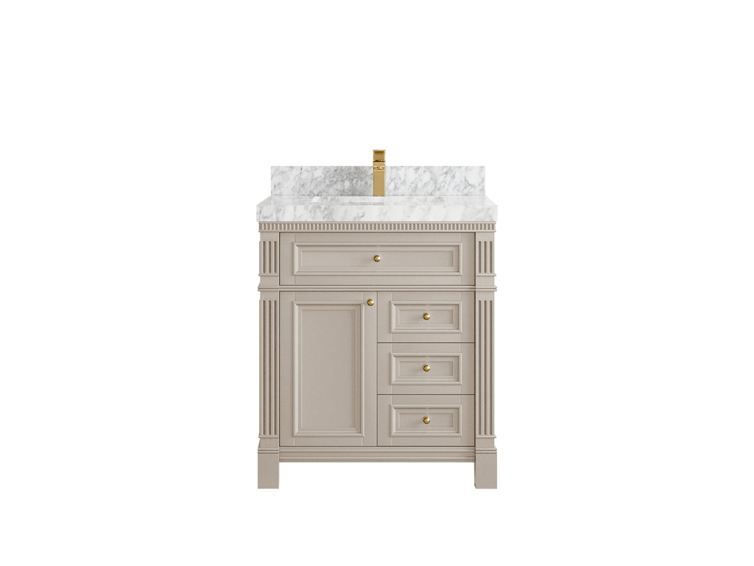 Paris 30 in. W x 22 in. D Single Sink Bathroom Vanity - Willow Bath and Vanity