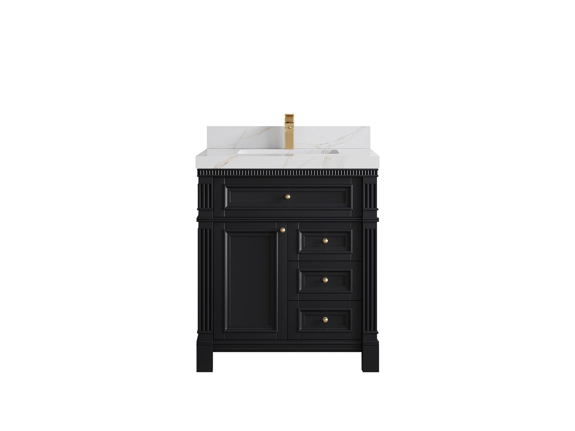 Paris 30 in. W x 22 in. D Single Sink Bathroom Vanity - Willow Bath and Vanity