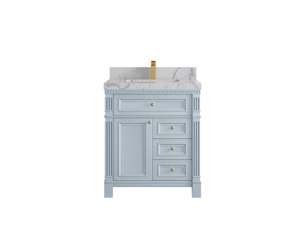 Paris 30 in. W x 22 in. D Single Sink Bathroom Vanity - Willow Bath and Vanity