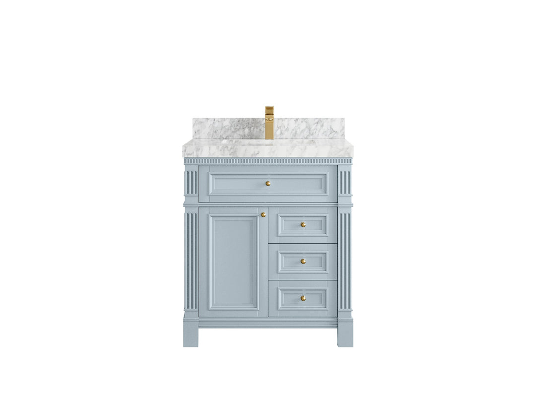 Paris 30 in. W x 22 in. D Single Sink Bathroom Vanity - Willow Bath and Vanity