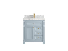 Paris 30 in. W x 22 in. D Single Sink Bathroom Vanity - photo 8