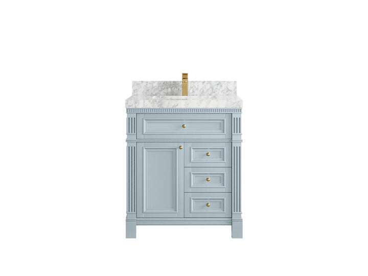 Paris 30 in. W x 22 in. D Single Sink Bathroom Vanity - photo 8