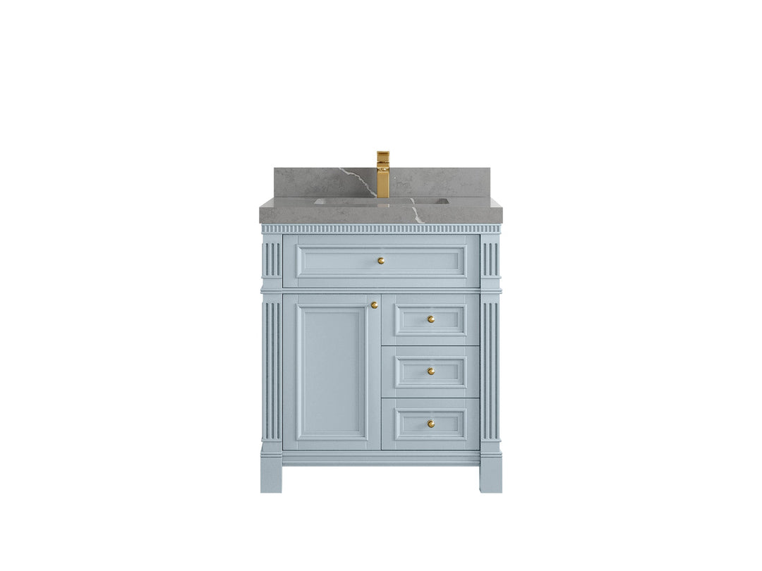 Paris 30 in. W x 22 in. D Single Sink Bathroom Vanity - Willow Bath and Vanity