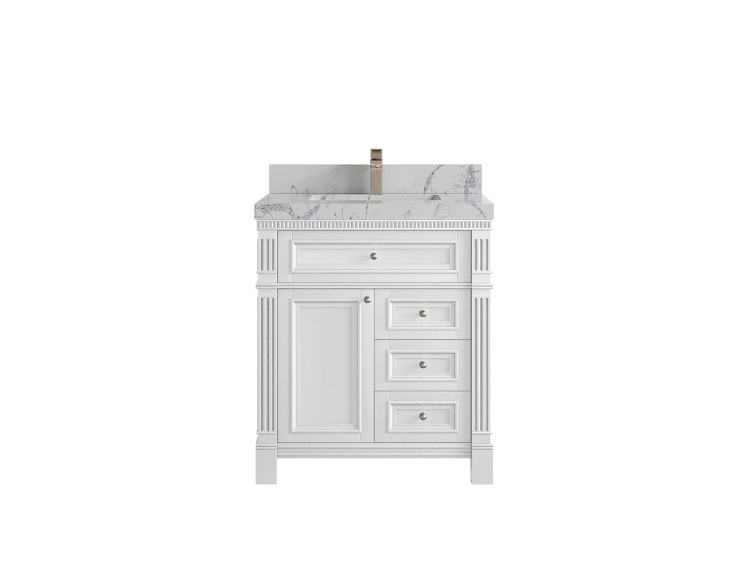 Paris 30 in. W x 22 in. D Single Sink Bathroom Vanity - Willow Bath and Vanity